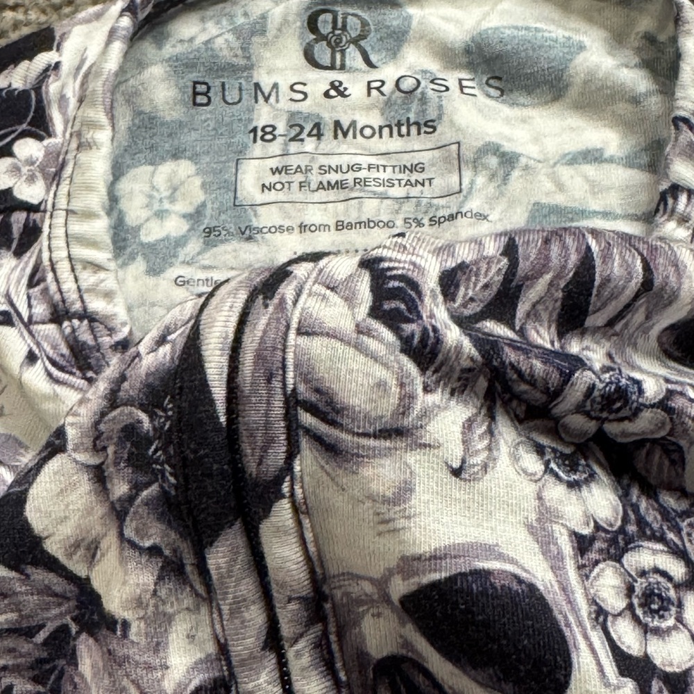 Bums & Roses Skulls Romper - Picture 2 of 3
